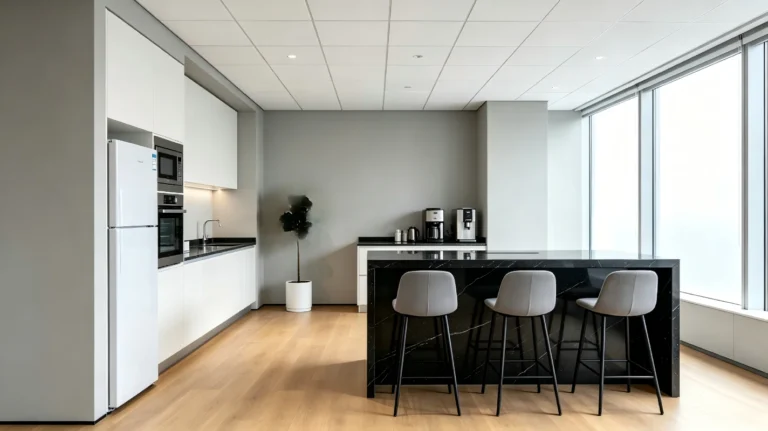 comfortable pantry area for daily staff break & casual discussion