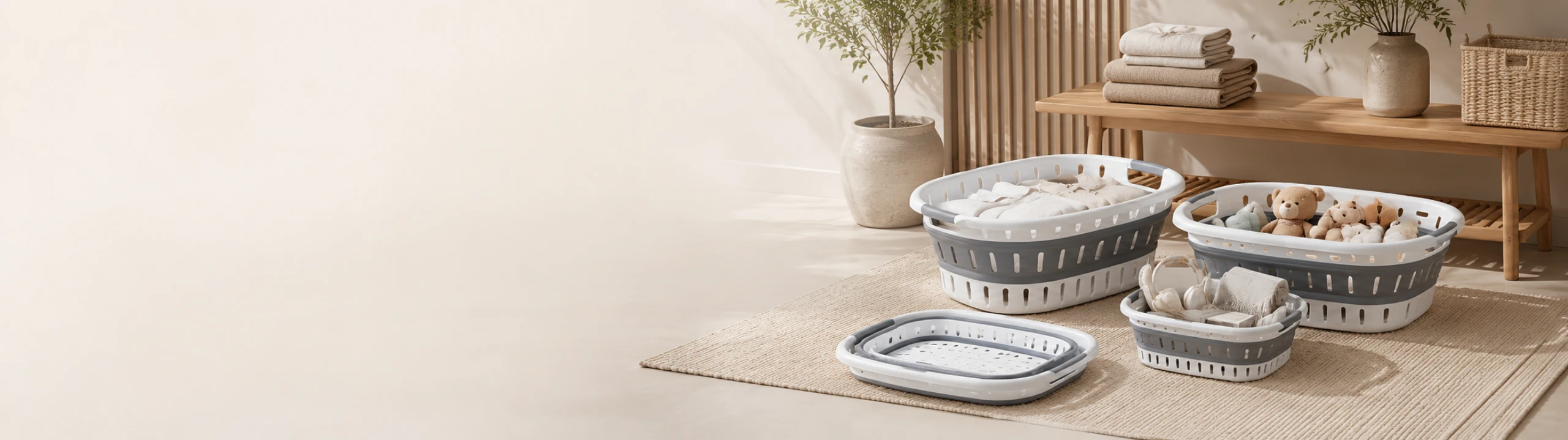 foldable laundry & home storage solutions